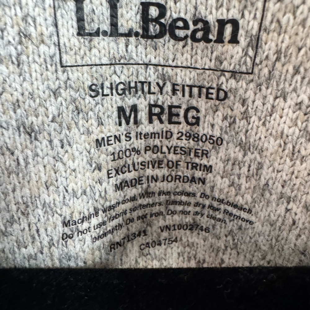 Men's LL Bean Gray Sweater - Picture 2 of 2
